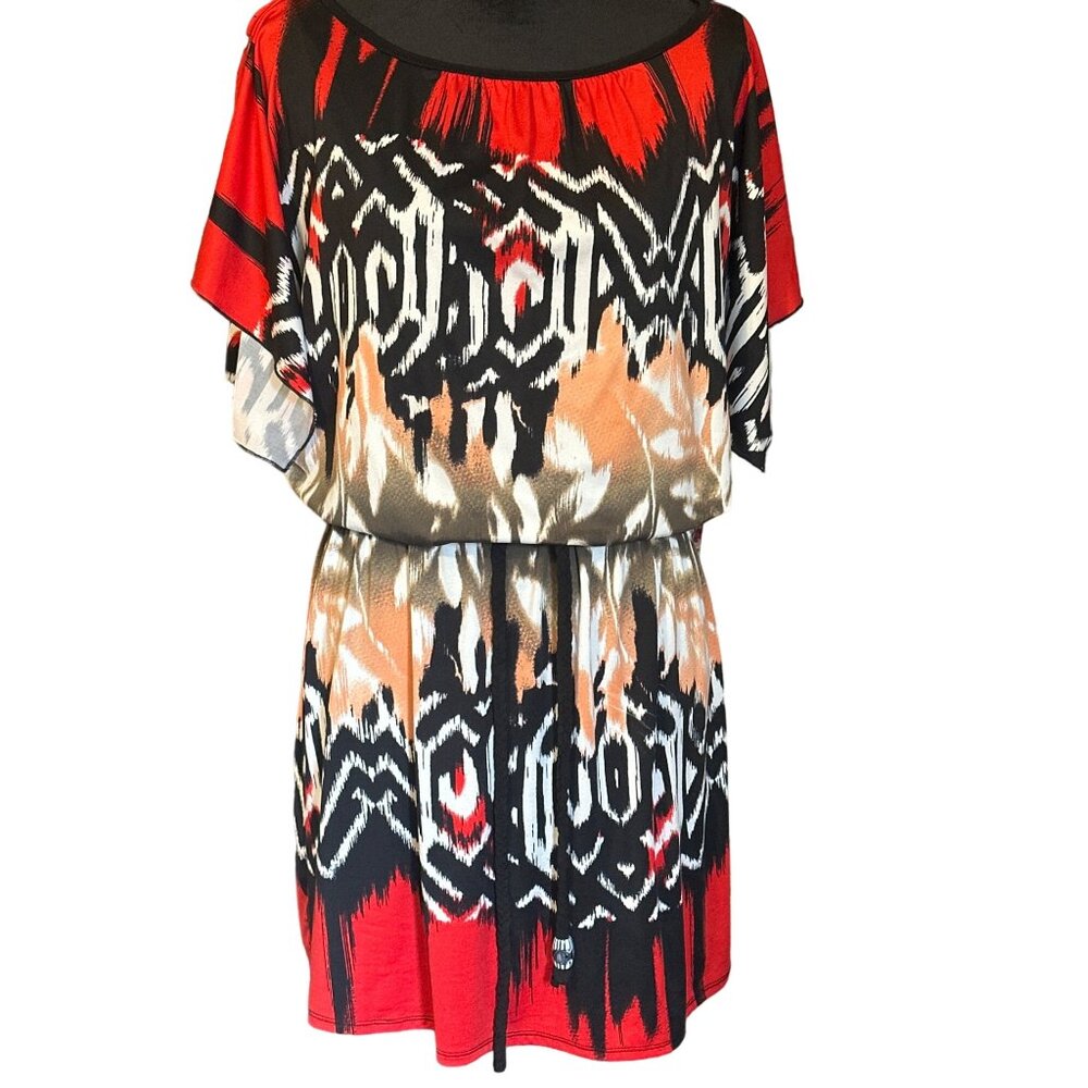 💖J.F.W Women's Aztec Print Dress Size L